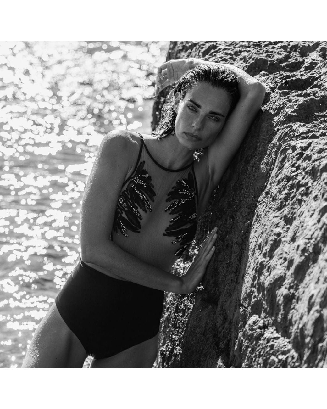 Moorea Swim Black Nadia One Piece Swimsuit