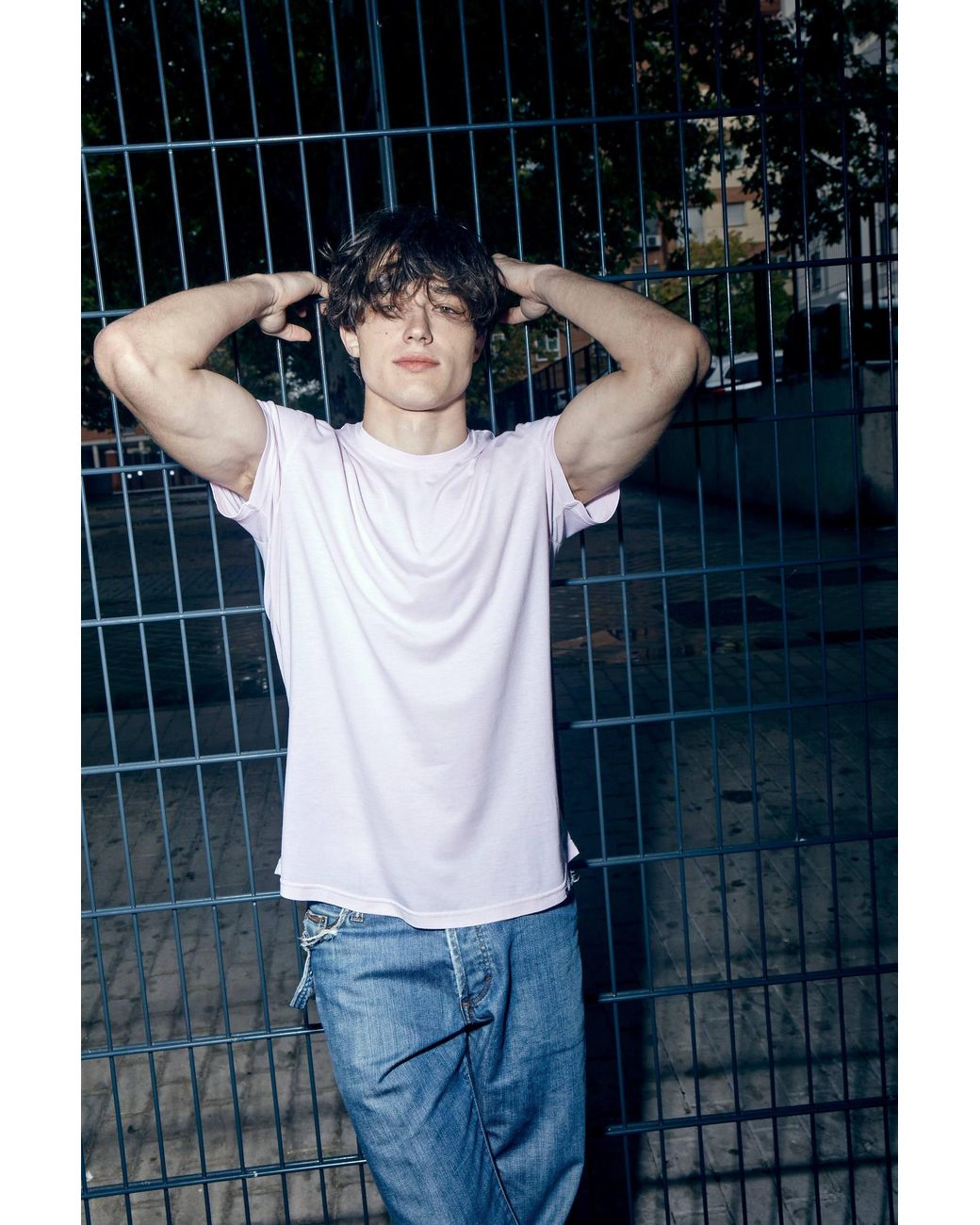 Bdxy Studio Purple The Actor T-Shirt for men