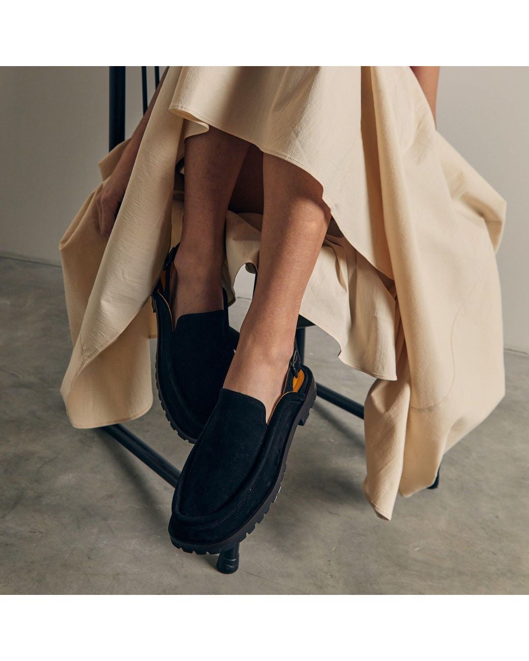 Mafalda Black Dominic Patent Leather Loafer