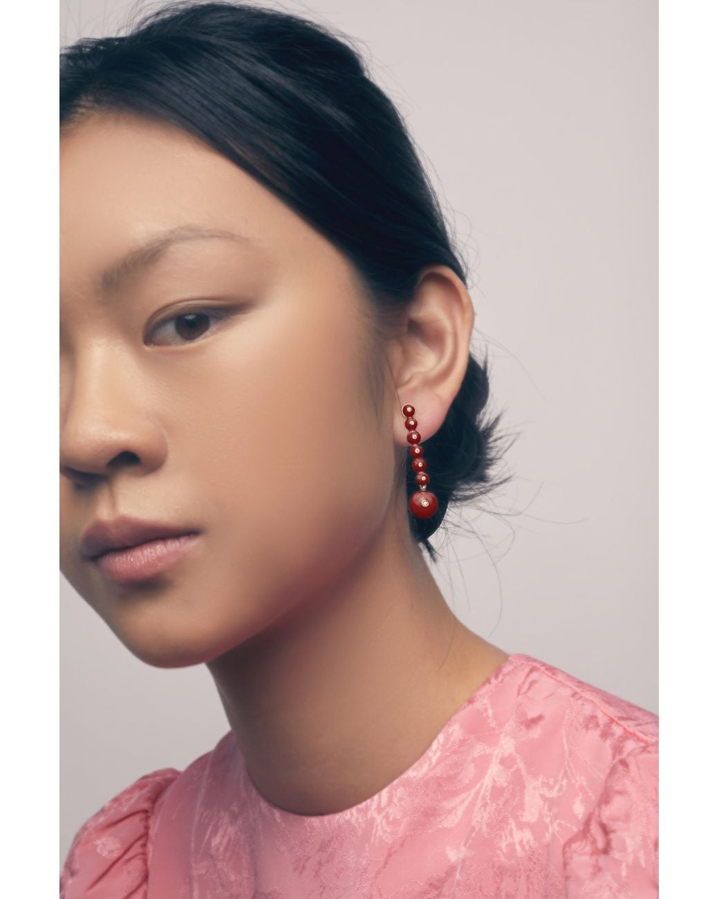 Lavani Jewels Red Hibiscus Earrings