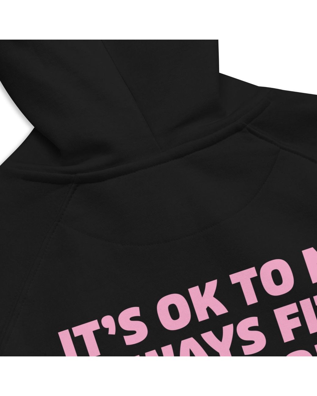 Anchor and Crew Black Five It's Ok Editions Organic Cotton Hoodie for men