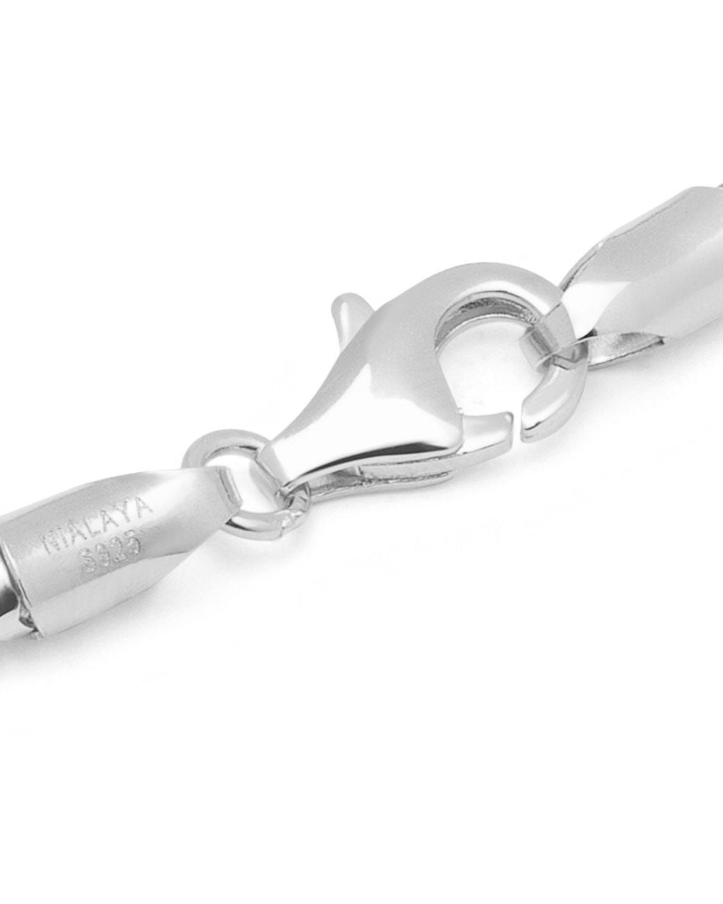 Nialaya Metallic Round Chain Bracelet for men