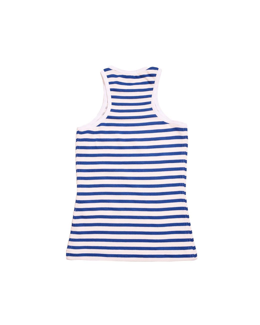 Ioana Ciolacu Blue Striped Tank Top