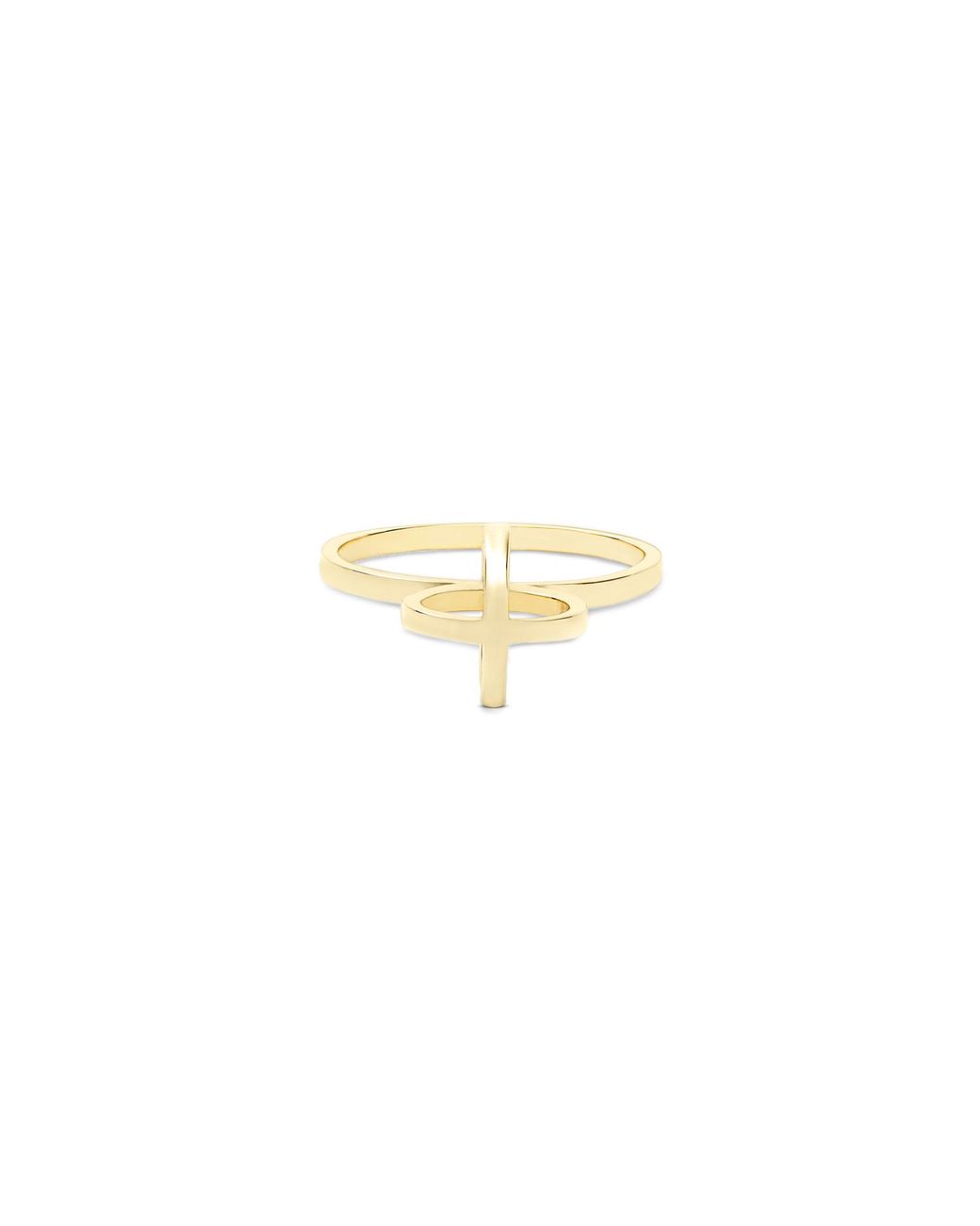 Sheida Farrokhi Metallic Circle Ring