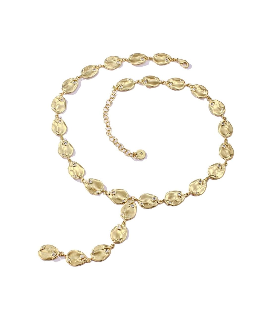 Rare Matters Jewelry Metallic Radiant Ripple Chain Necklace