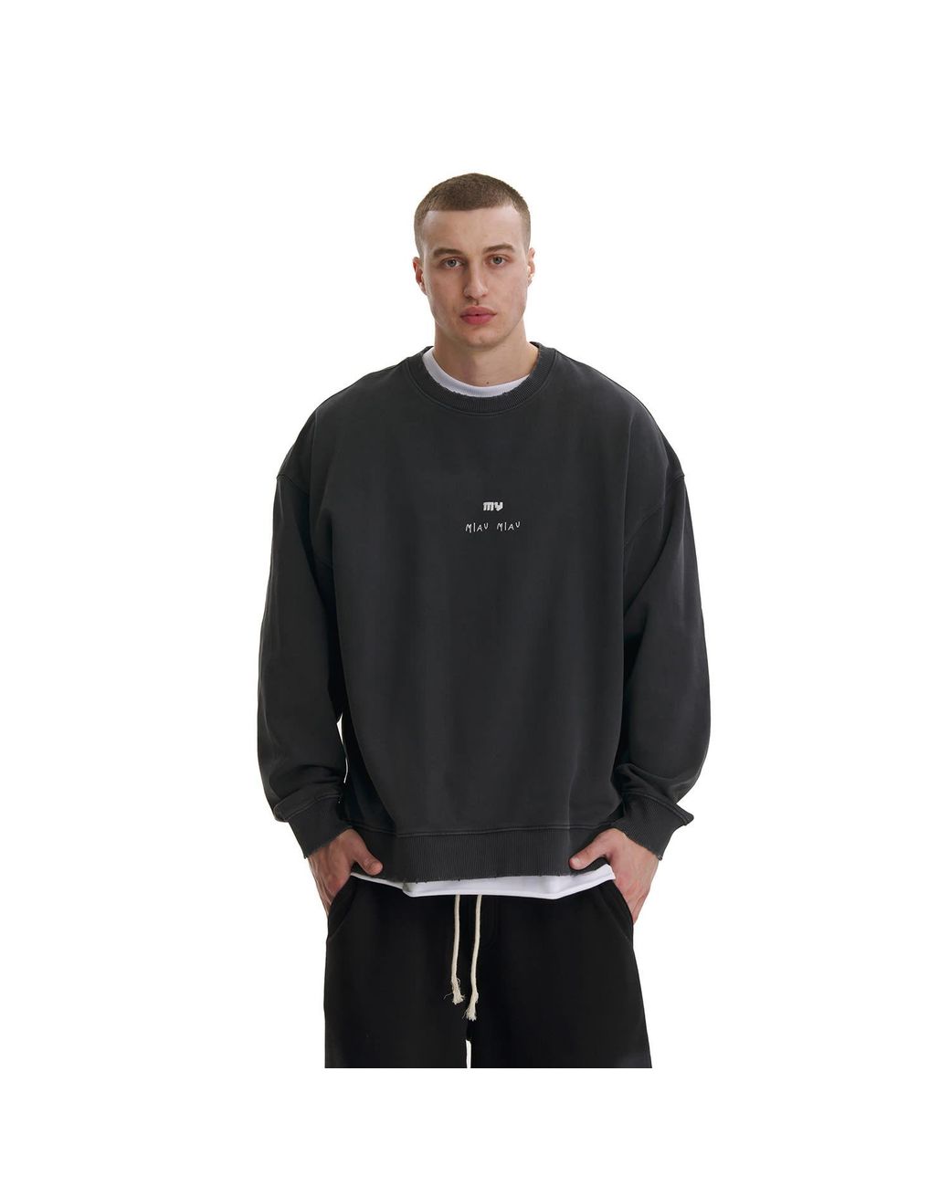 mysimplicated Black Miau Miau Mornings Sweater