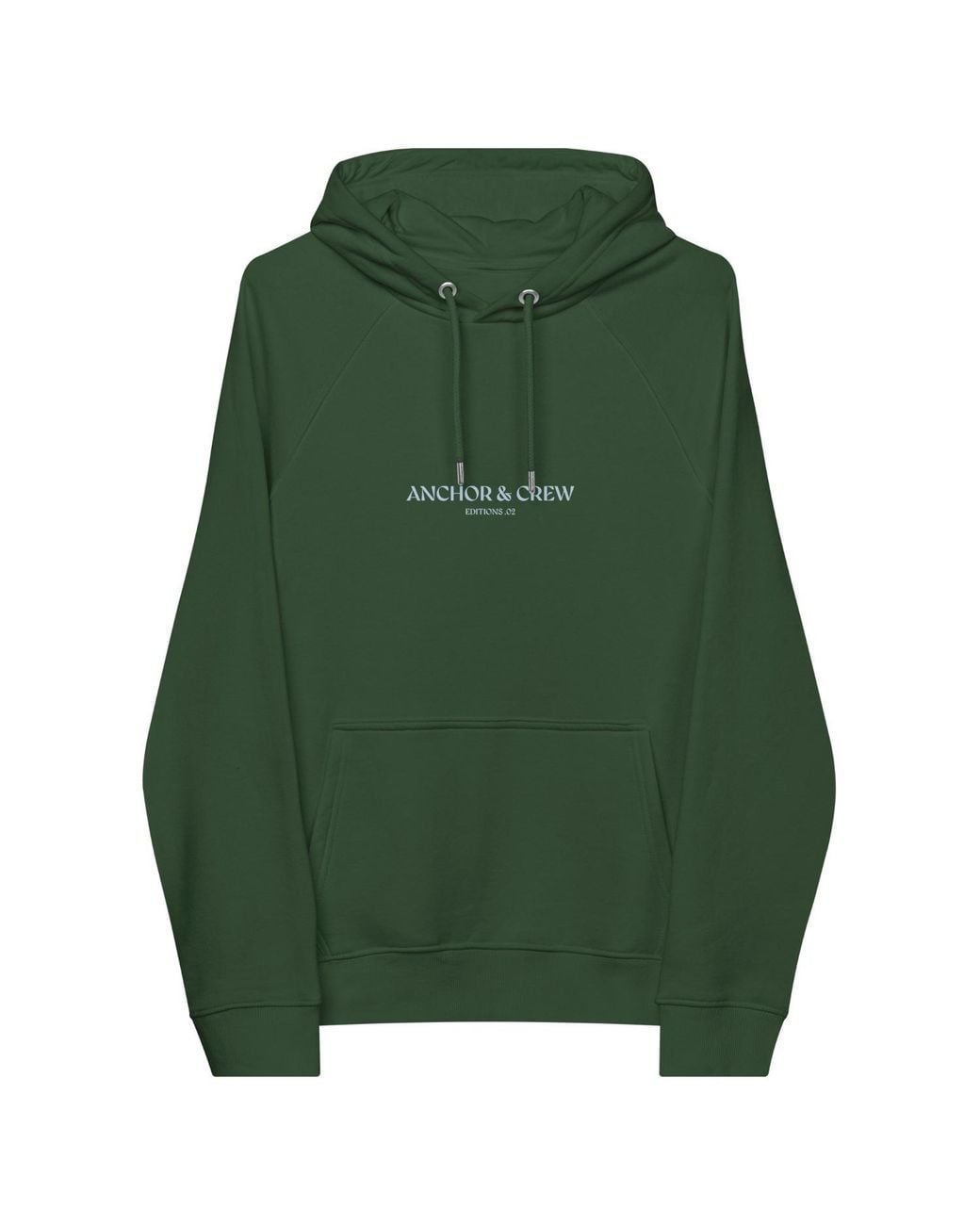 Anchor and Crew Green Bottle Two Elysian Editions Organic Cotton Hoodie for men