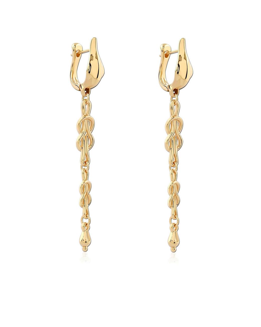 Astor & Orion White Hecate Knot Dangle