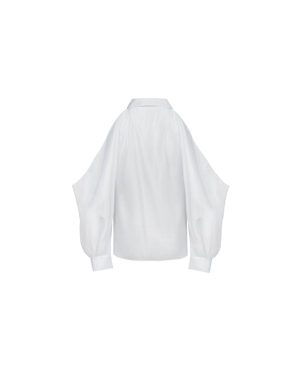 Audrey Vallens White Selene Tencel Shirt