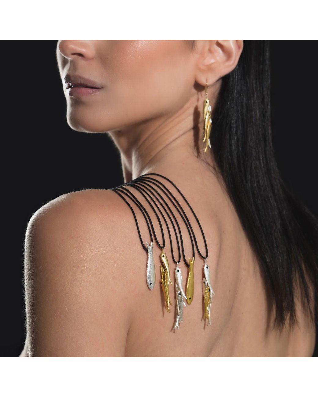 Myrto Katramadou Jewellery Metallic The Catch Earrings