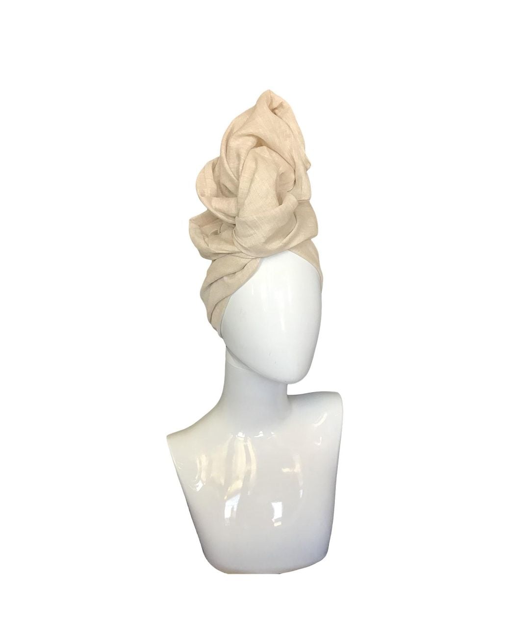 Romer Millinery Natural Neutrals Twisturban Turban