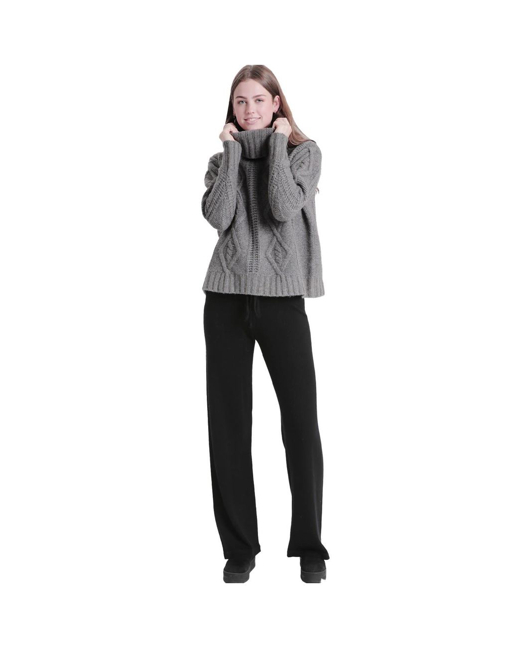 tirillm Black Andrea Merino Wool Trouser