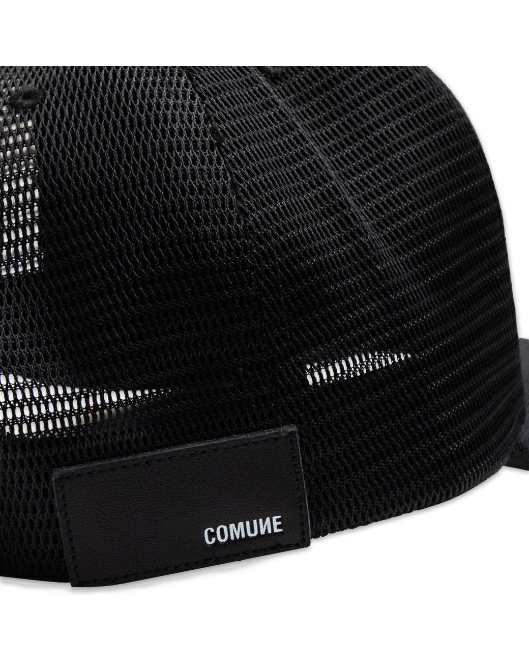 Comune Black Icon Active Trucker Hat for men