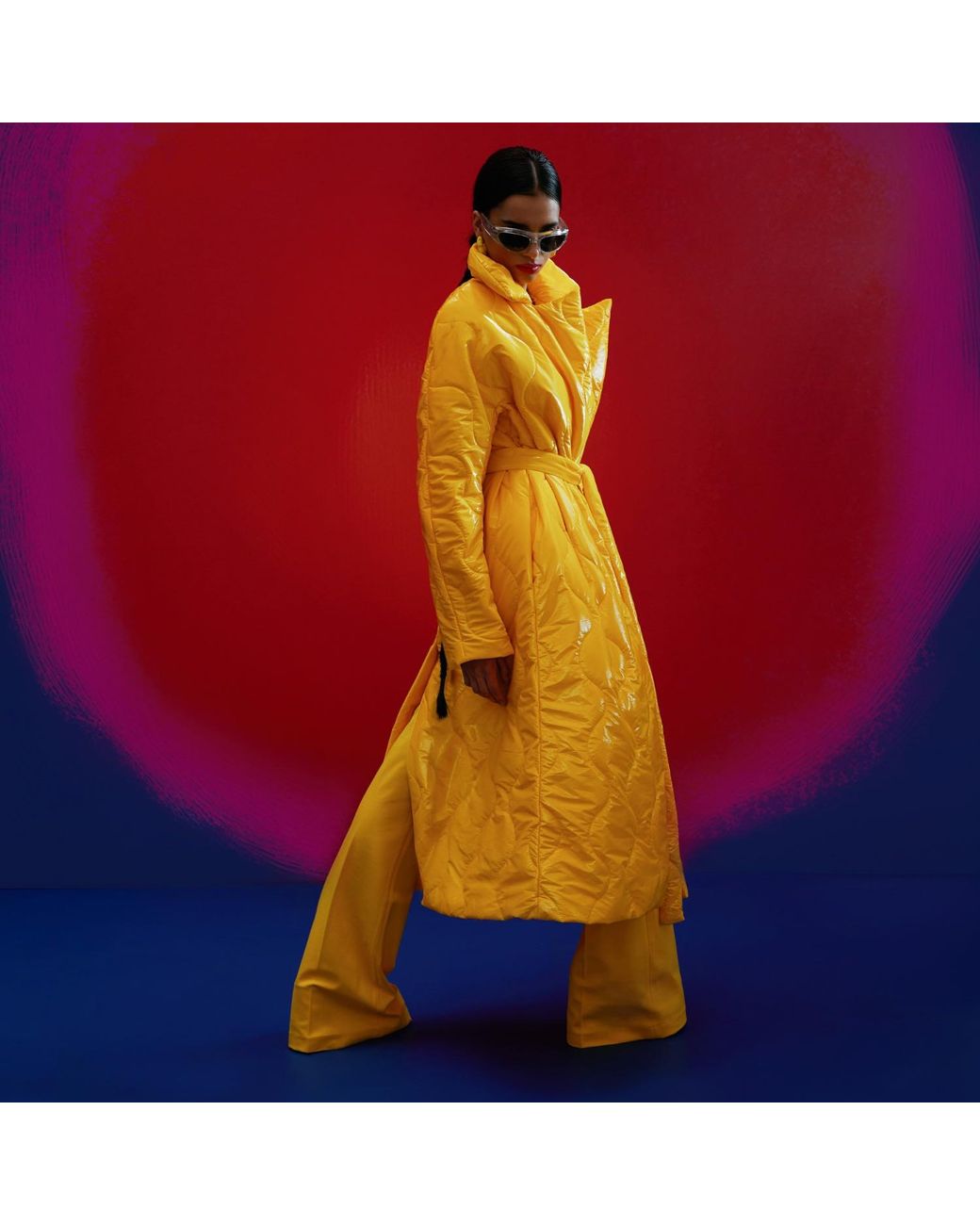AGGI by HALEWSKI Harlow Super Yellow Coat