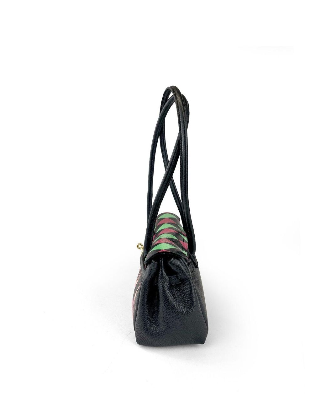Maison Rubaiyat White Colette Hand-Painted Leather Shoulder Bag – Ballerinas