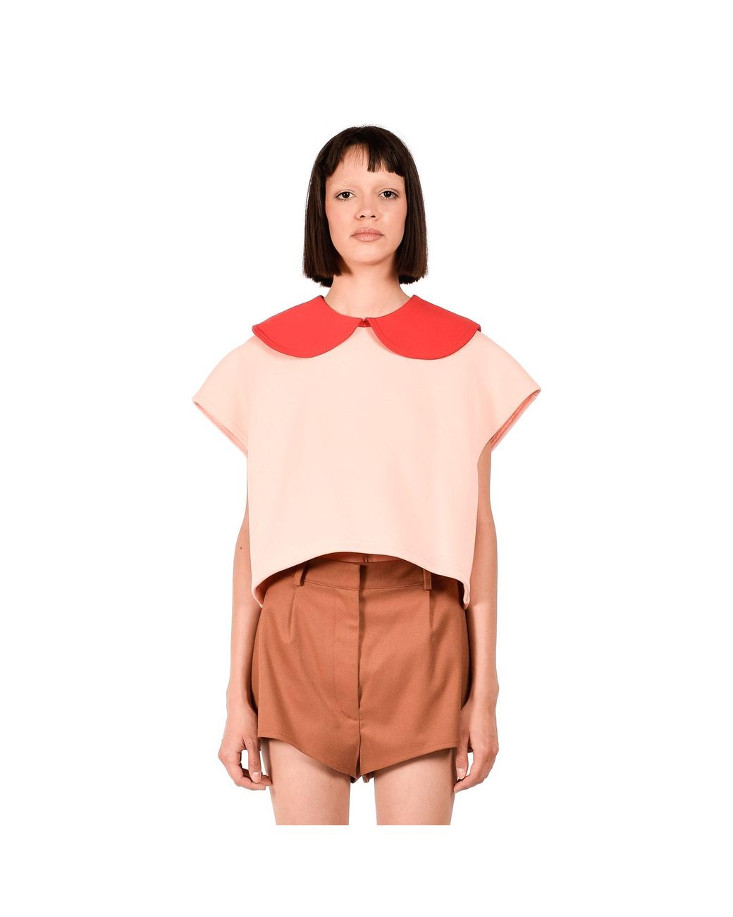 Ioana Ciolacu Pink Powder Orchid Top