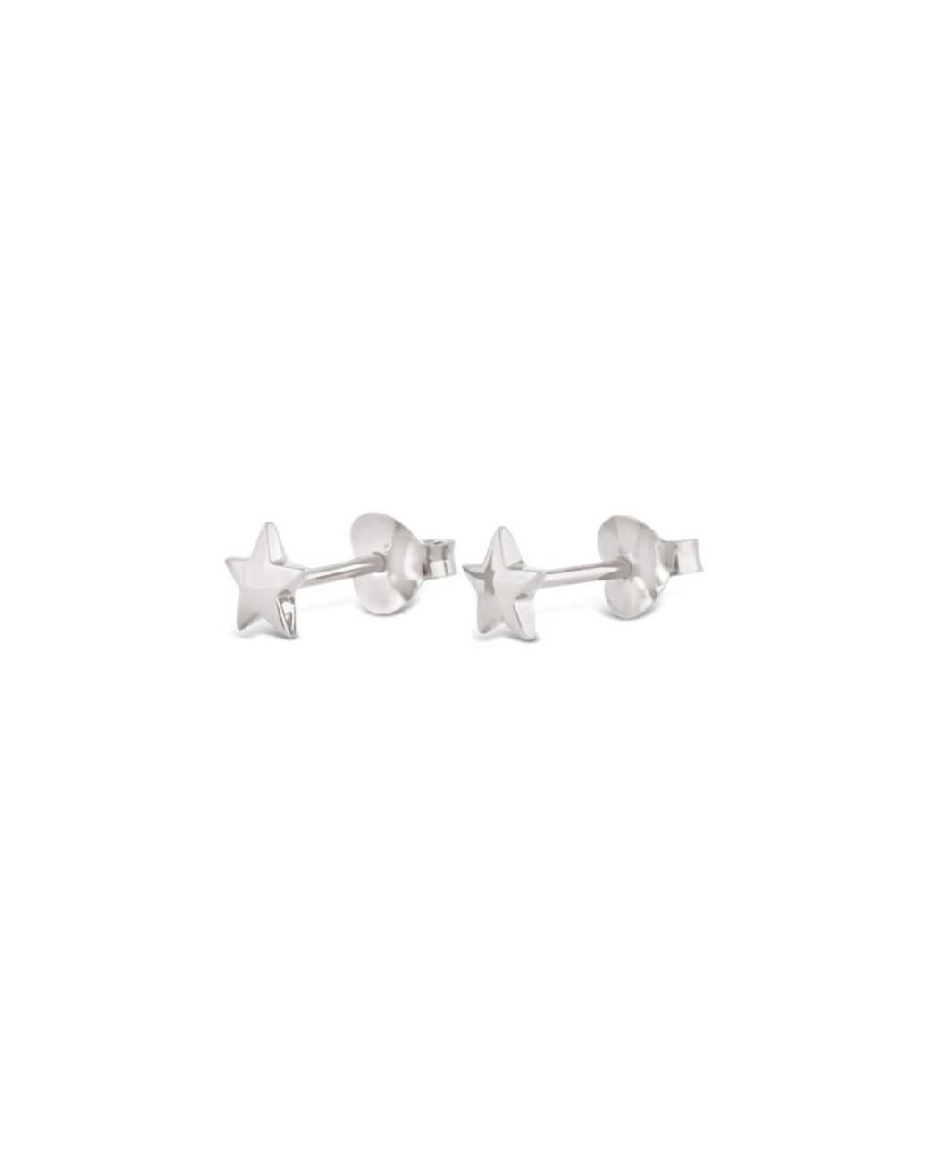 Dinny Hall White Bijou Star Mini Studs