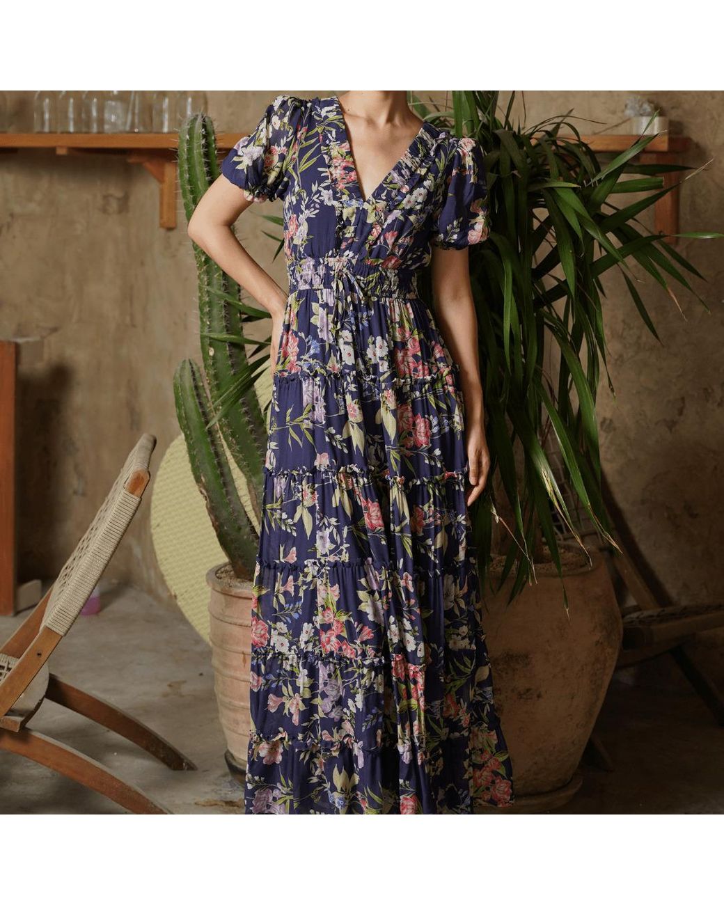Yumi Kim Blue Farrah Amalfi Dress