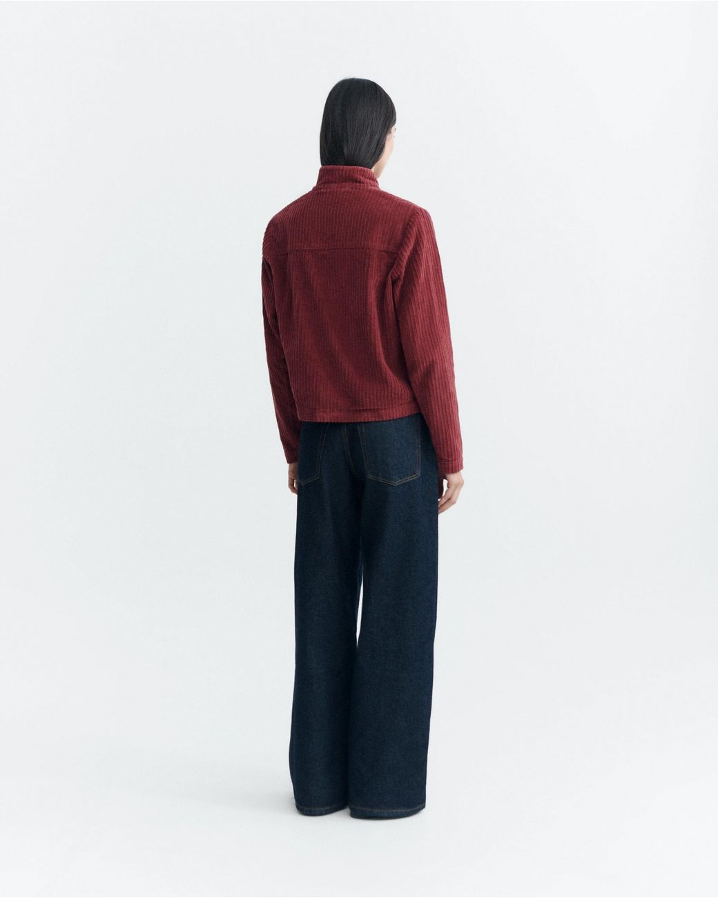 Thinking Mu Red Delia Corduroy Jacket