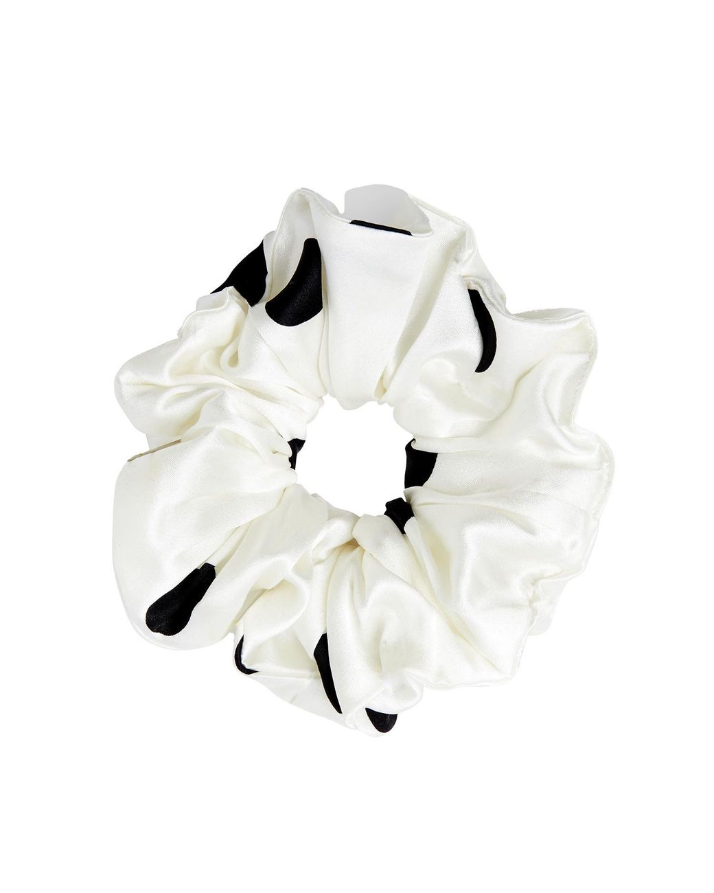 The Summer Edit Metallic Luxe Silk Scrunchie