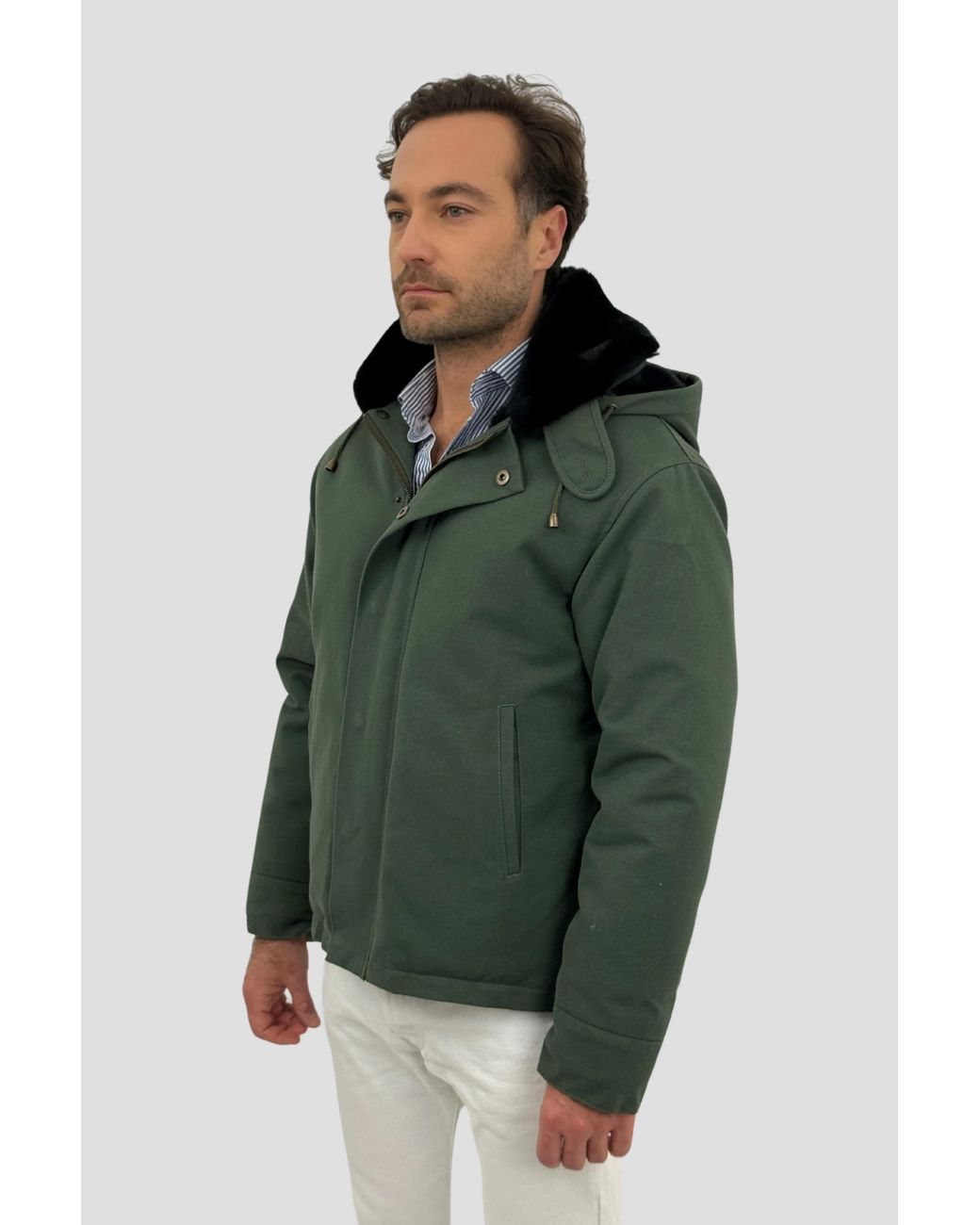 Coulange Green Parka Heritage Verte Kaki for men