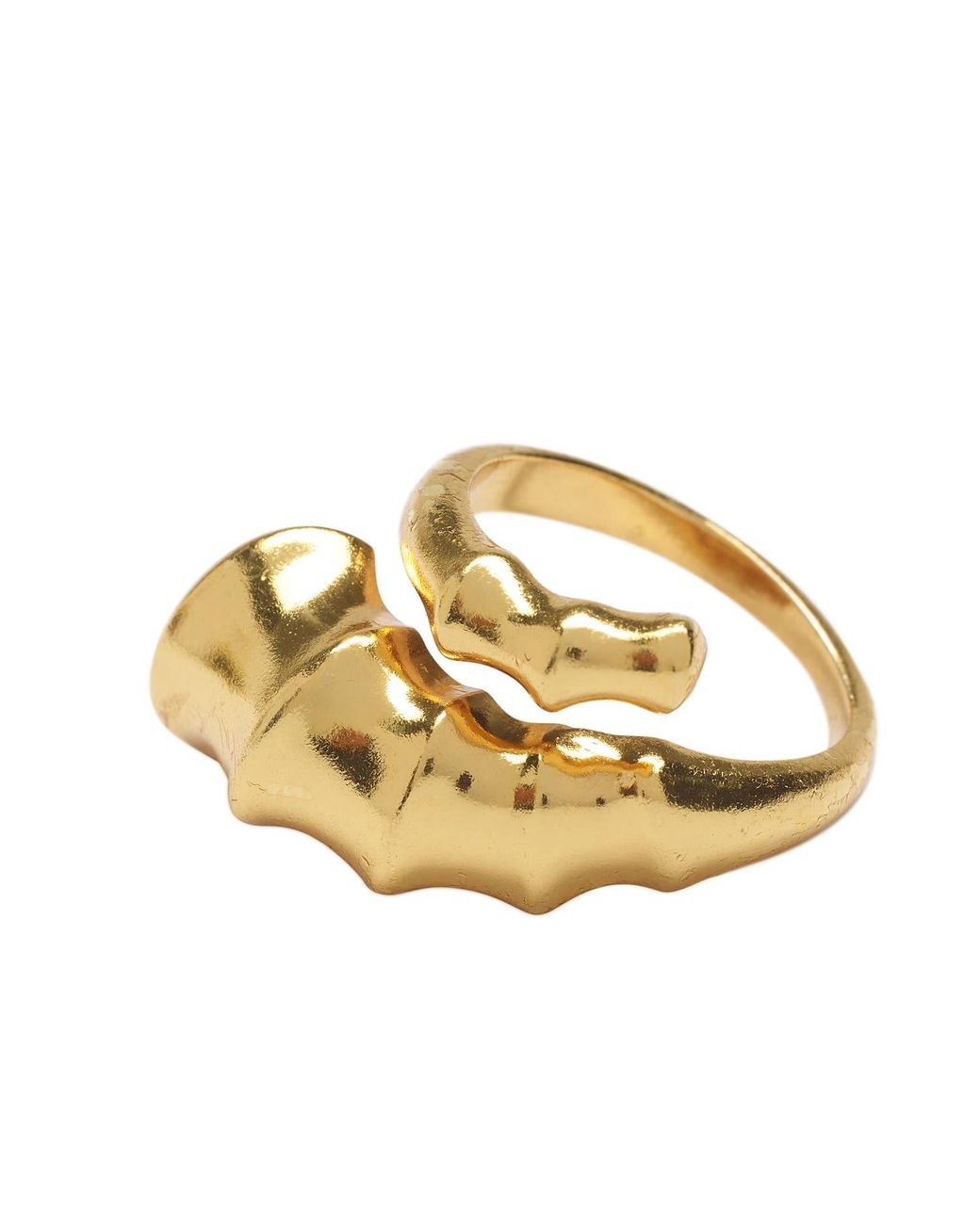 YAA YAA LONDON Metallic Strength Vermeil Adjustable Ring