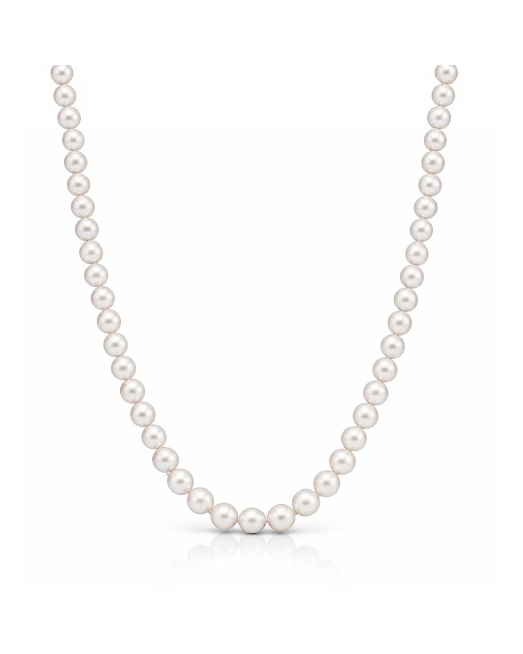 Unaloe Metallic Natural Pearl Necklace