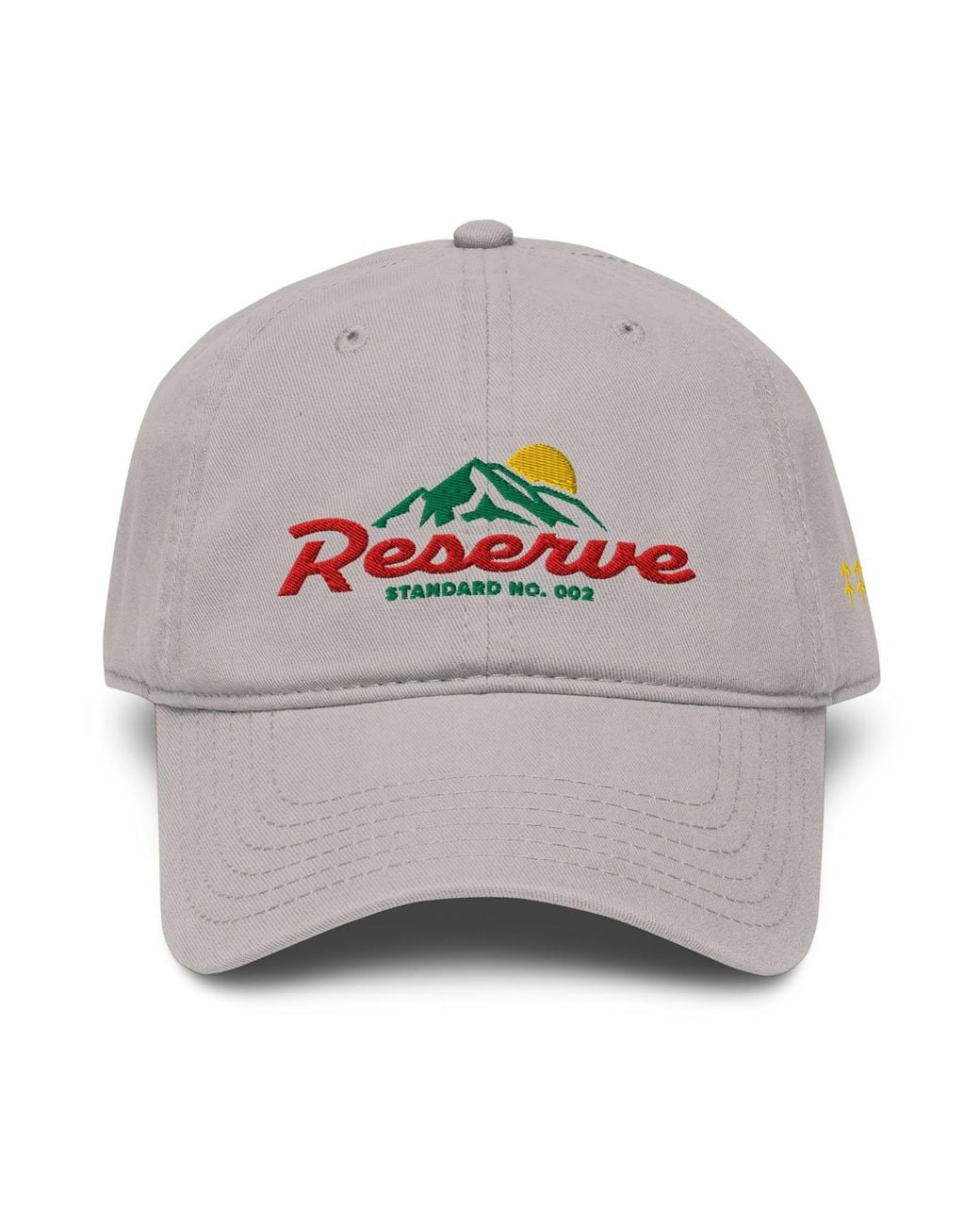 Anchor and Crew Gray Reserve No. Two Supply Cotton Embroidered Cap for men