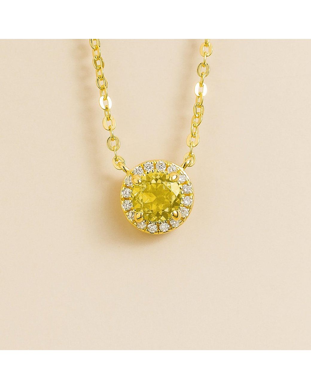 Juvetti Metallic Mars Necklace Set With Sapphire & Diamond