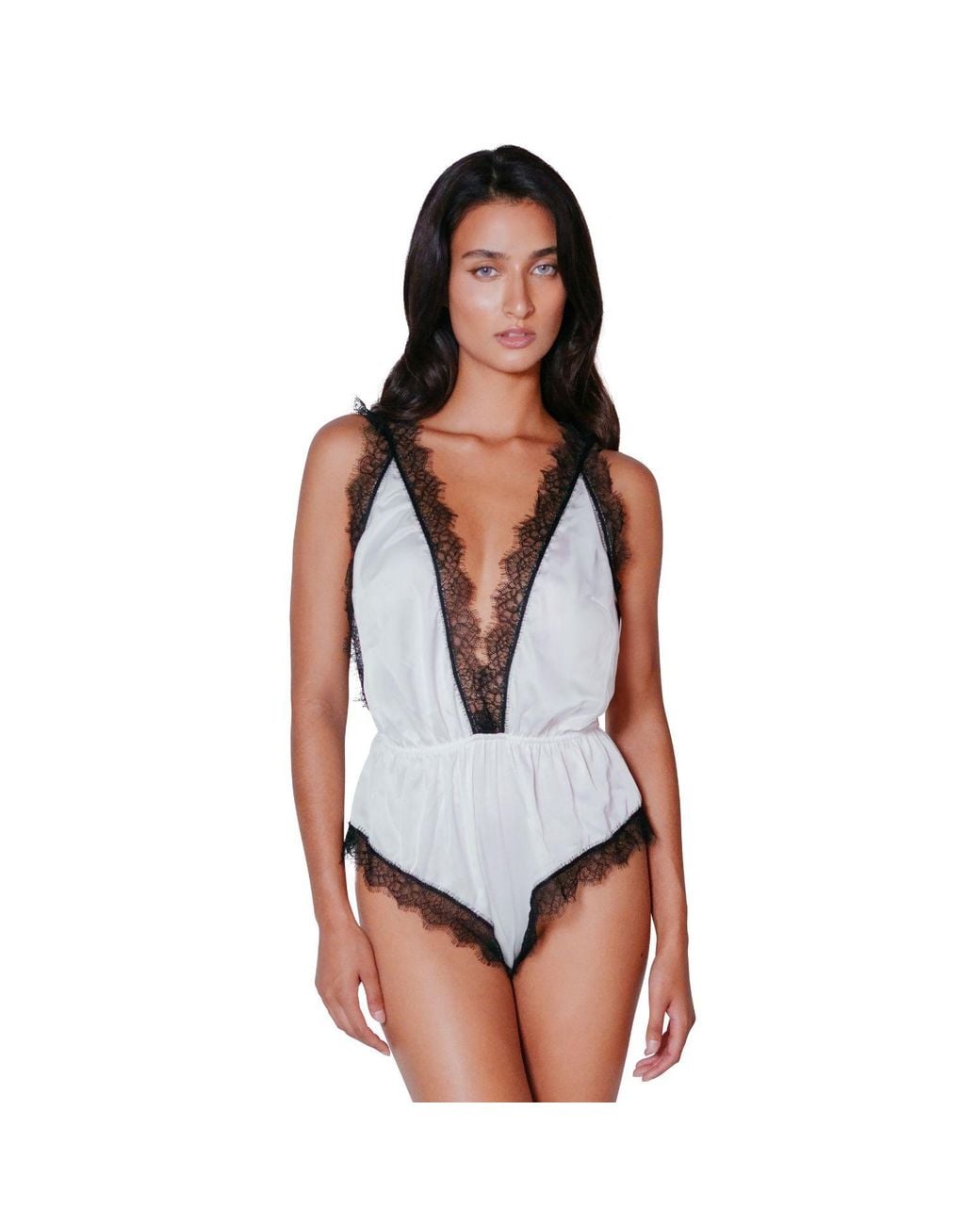 Perilla Lingerie Metallic Mina Jumpsuit Off