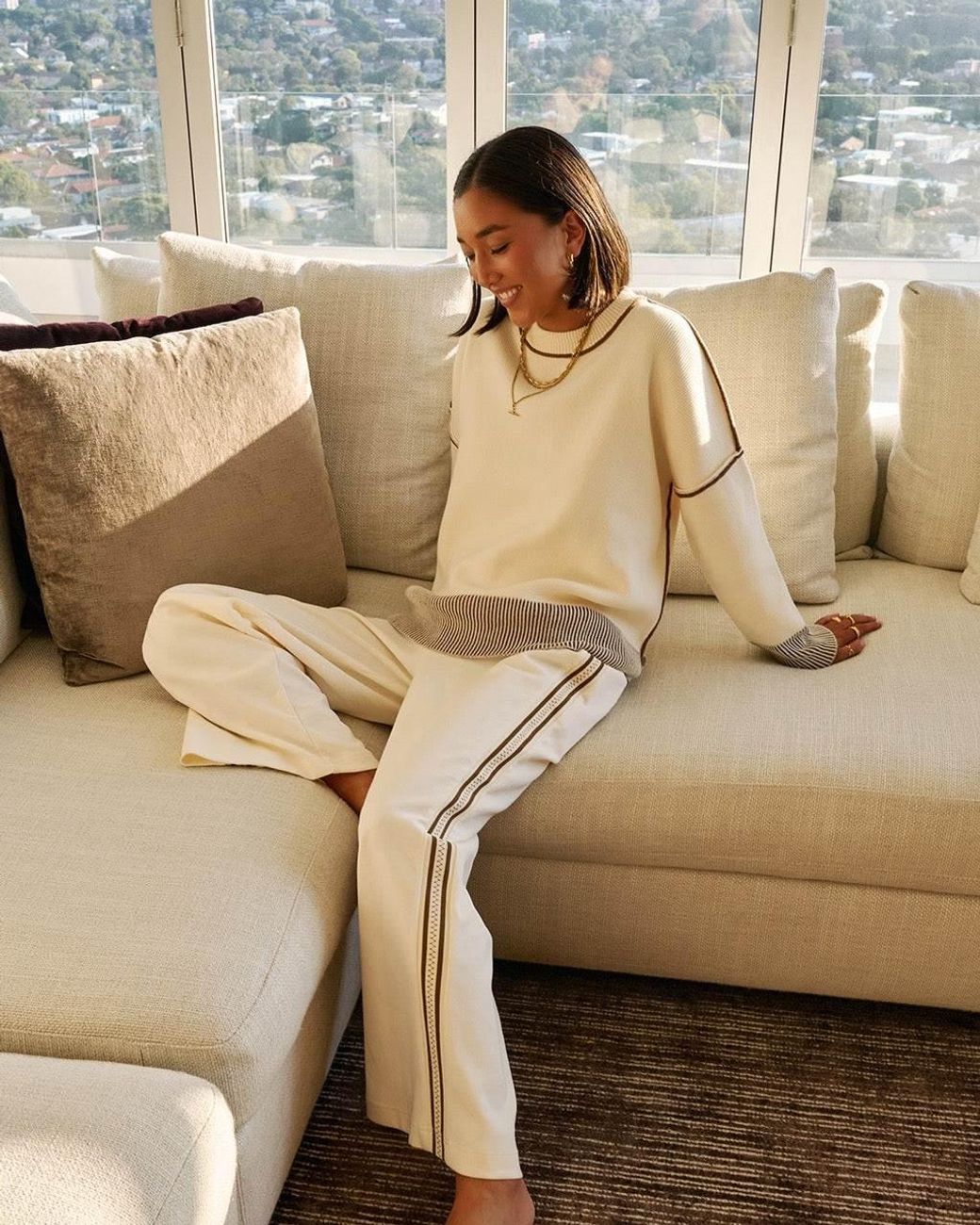 ARMS OF EVE Natural Neutrals St. Moritz Pants