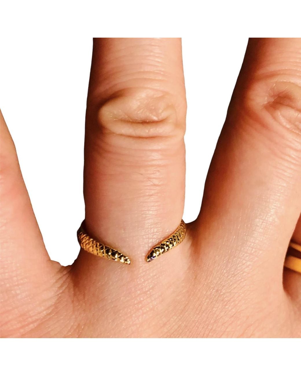 Aki Roc Jewelry Metallic Edge Ring