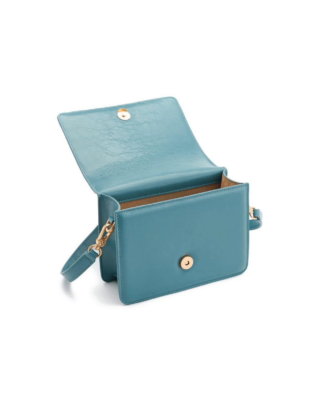 Orange Cube Blue Mosaic Diamond Crossbody Bag