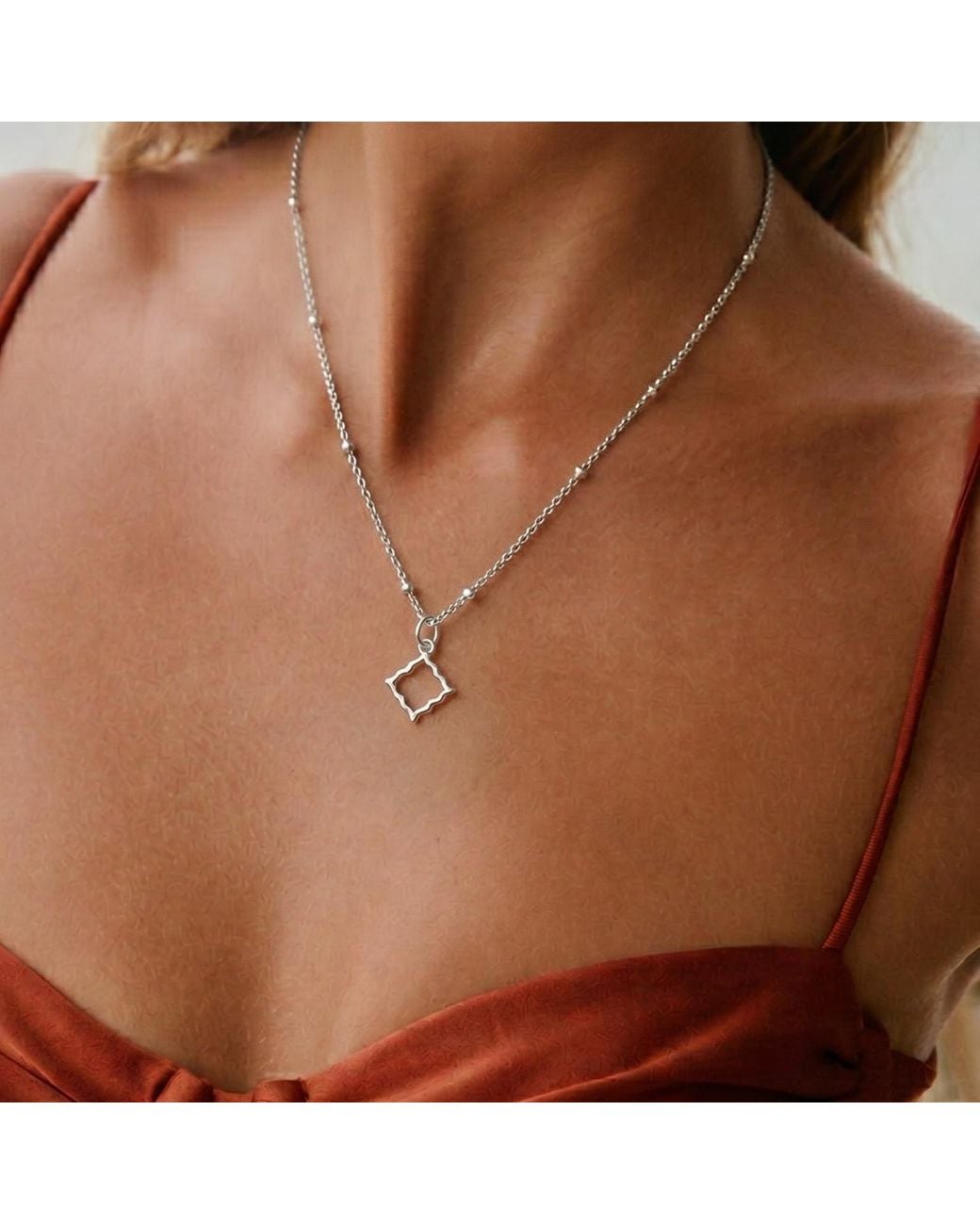 With Love Darling Metallic Community Necklace