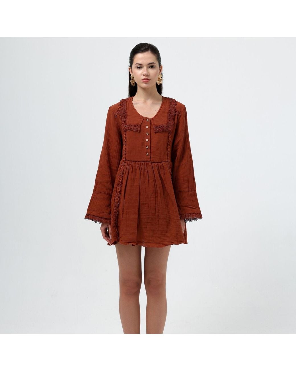 Thisisu Collection Brown Milan Mini Dress