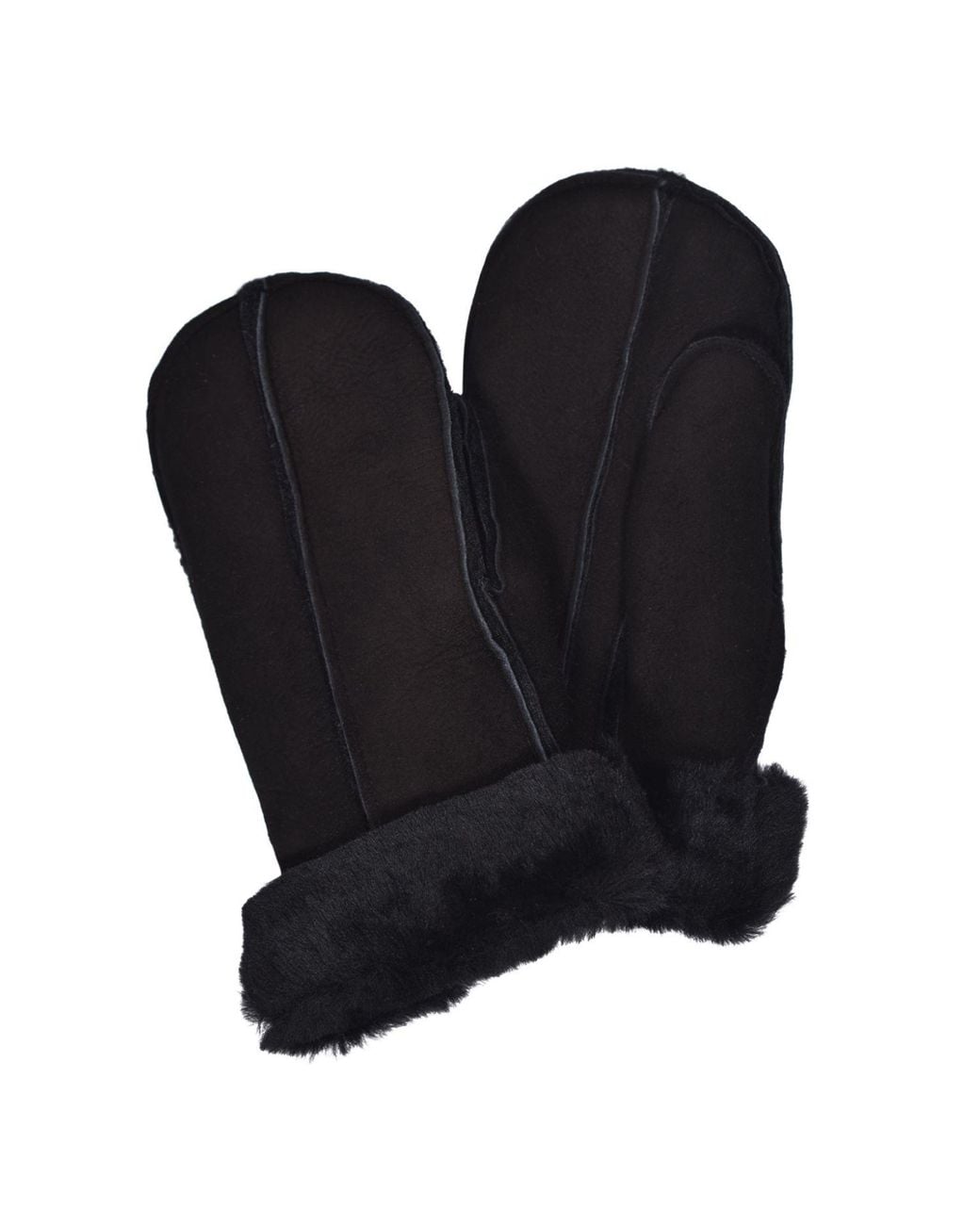 Owen Barry Black Sheepskin Split Mitten