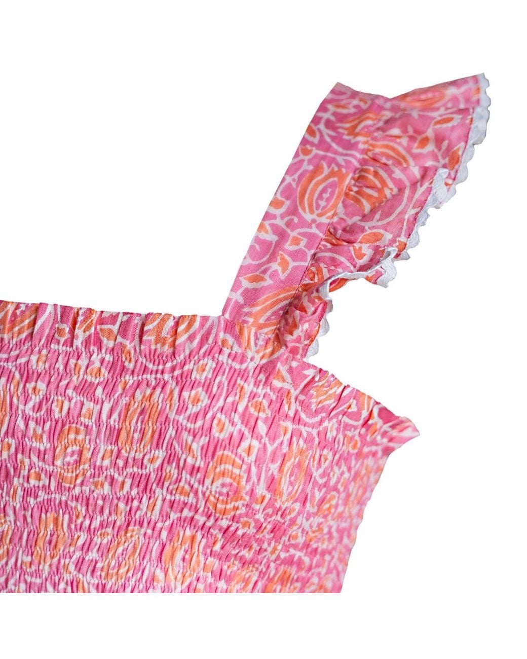 Jago's Tribe Pink Sunset Bloom Dress
