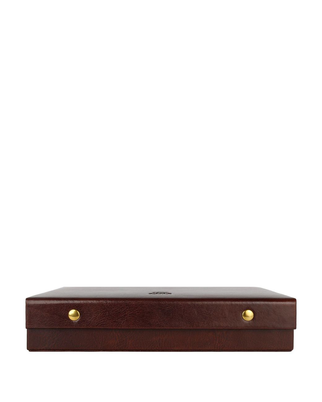 Time Resistance Brown Leather Jewelry Box Accessory Box
