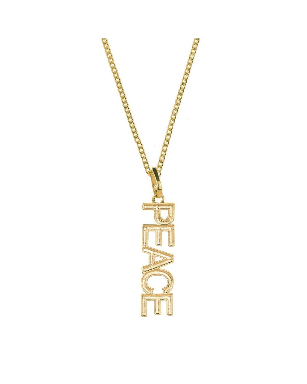 Charlotte's Web Jewellery Metallic Peace Rocks Necklace