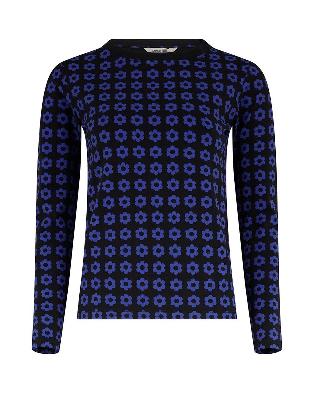 Sugarhill Blue Josie Jersey Top Floral