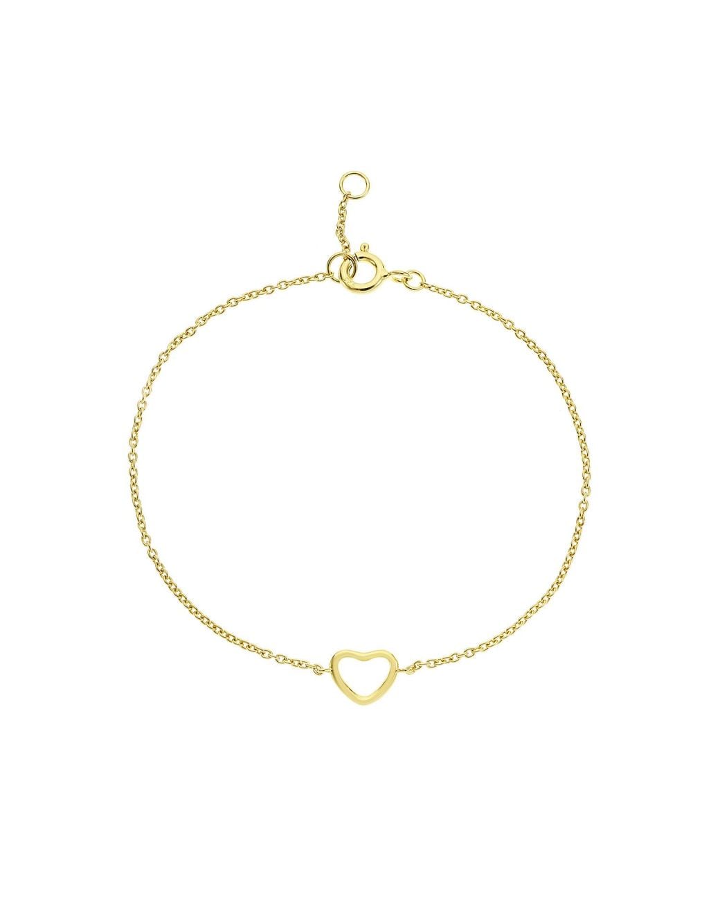Auree Jewellery Metallic Verona Vermeil Love Heart Bracelet