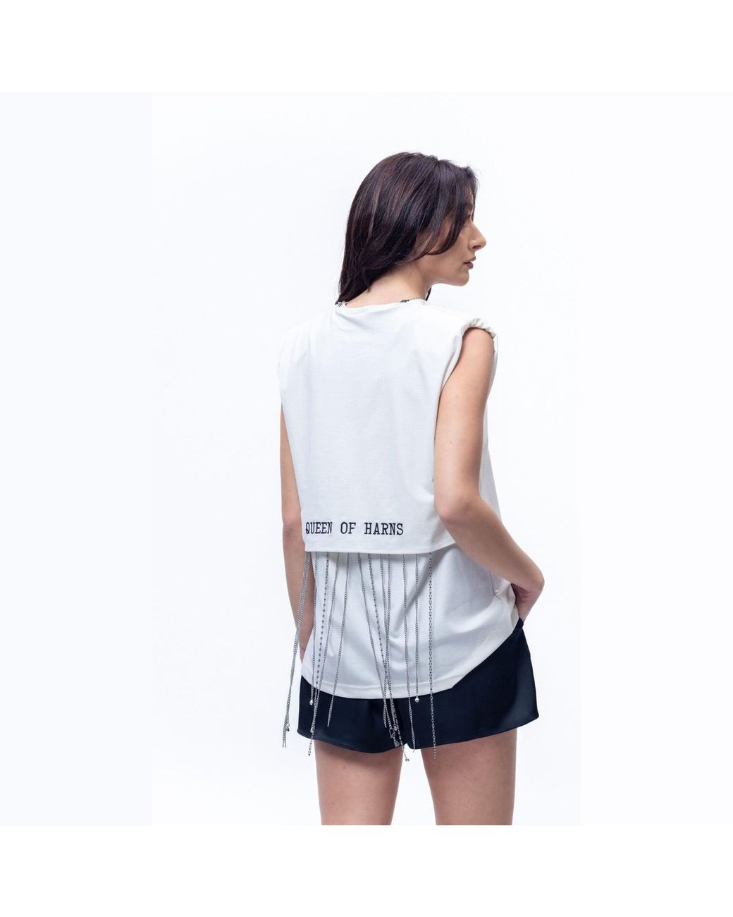 Vazaf White Chain T-Shirt