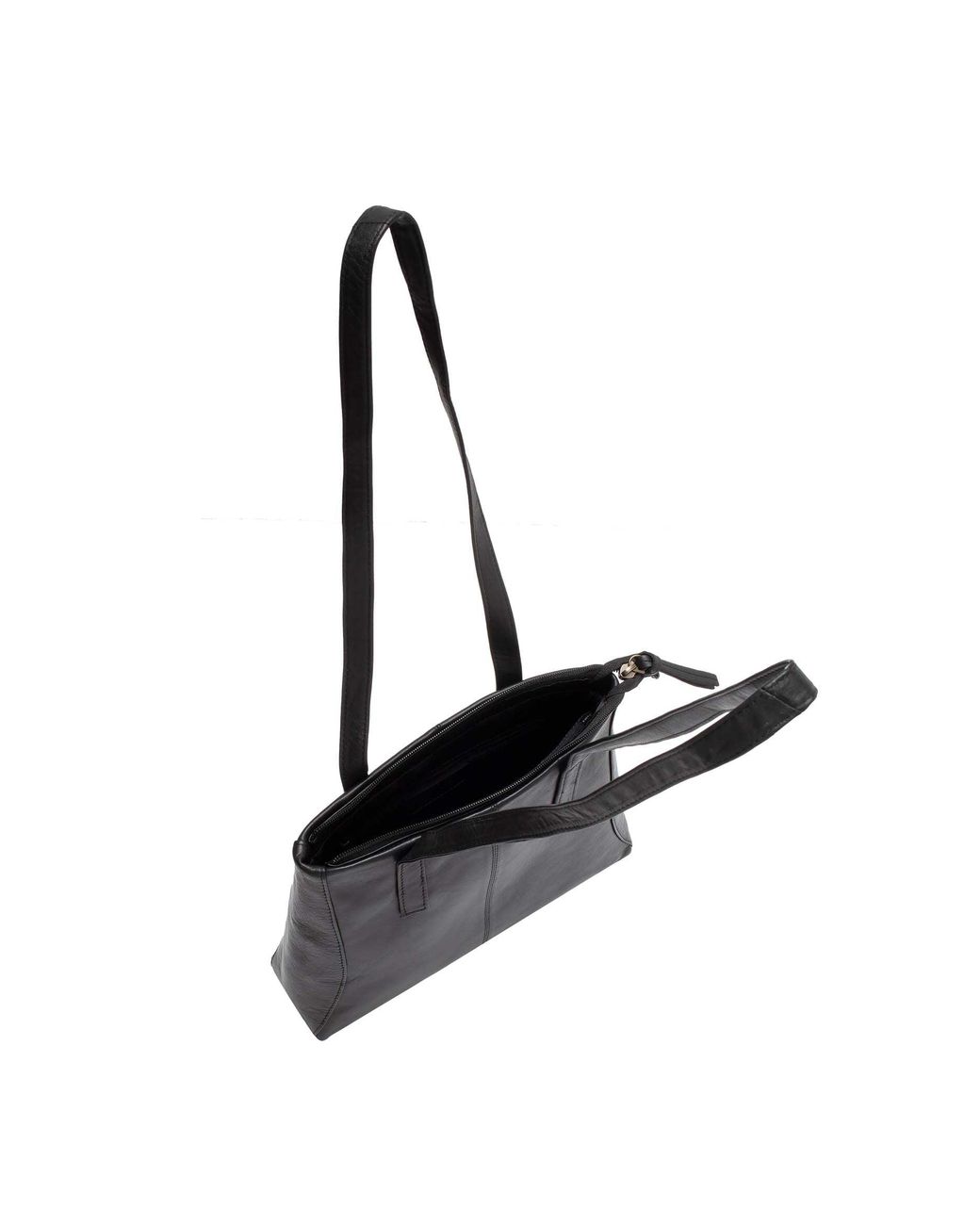 Lloyd Baker Black Hampi Leather Shoulder Bag