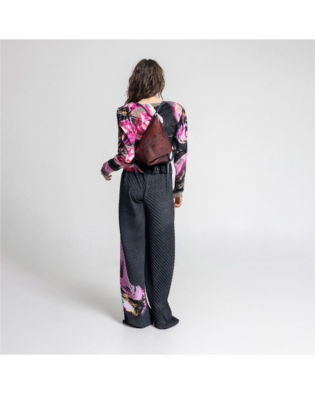 ARTISTA Blue Ruben Pleated Pants
