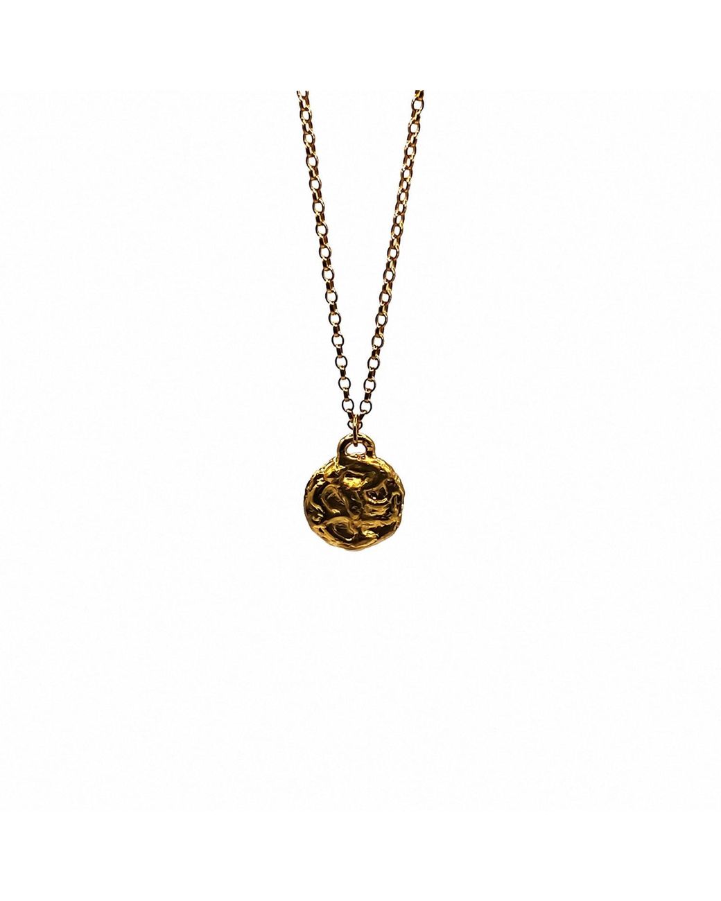 Moca Jewellery Metallic Moon Necklace