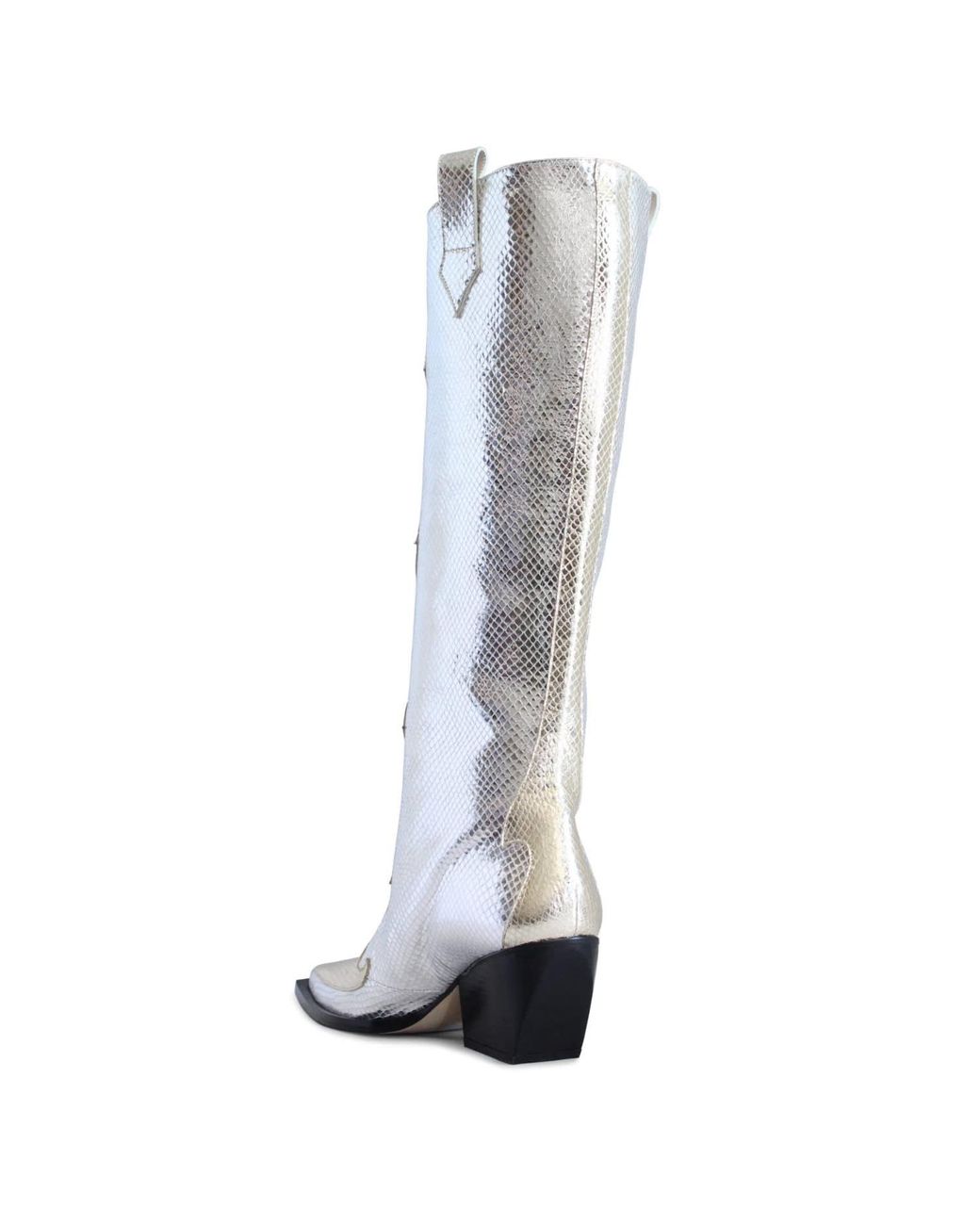 Terry De Havilland Gray Jessie Cowboy Boots