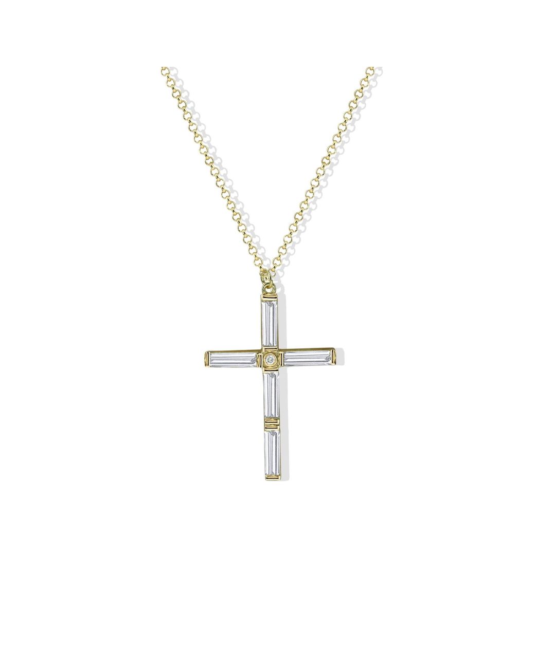 Argento Vivo Metallic The Celia Cross Necklace