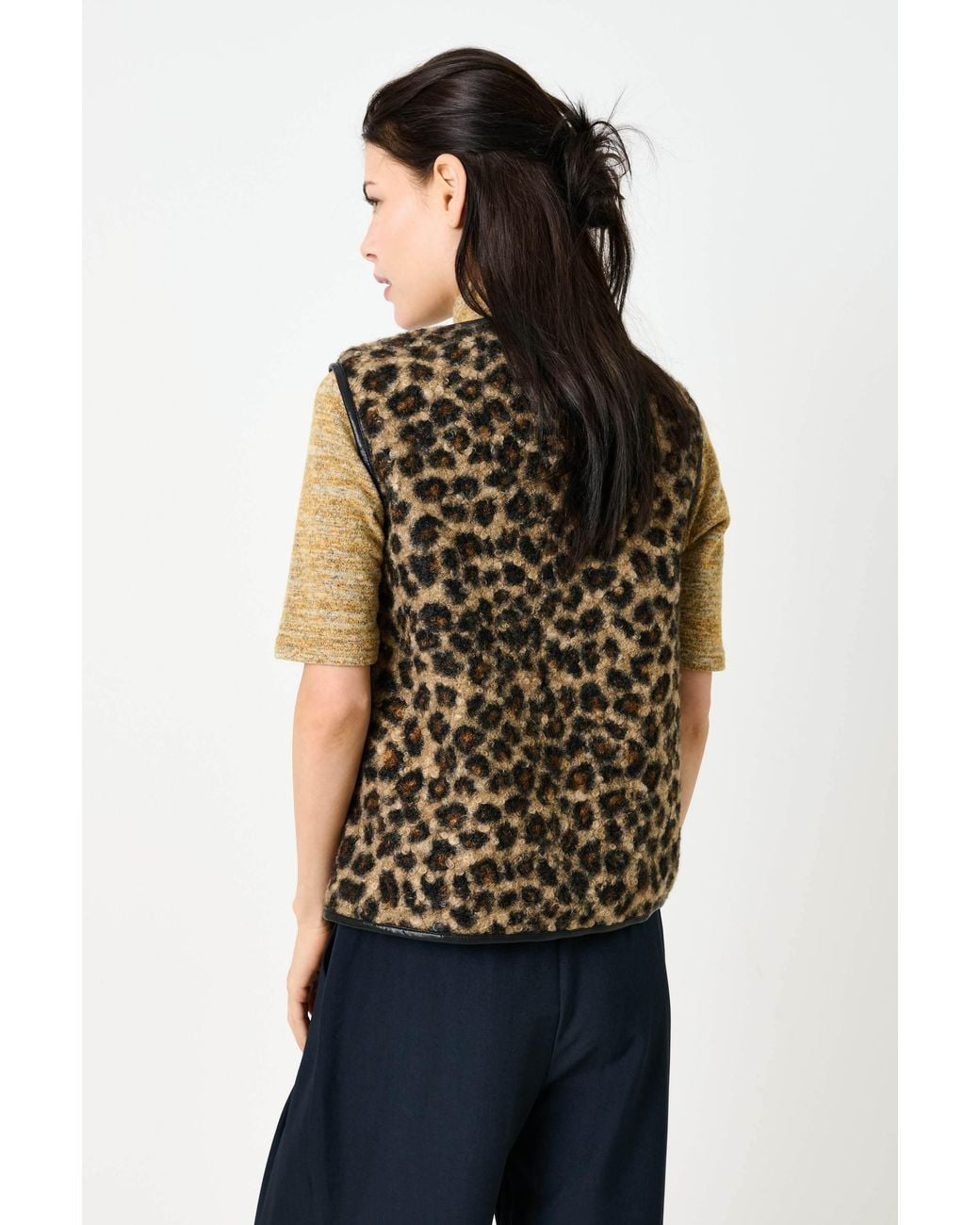 Louche Brown Chris Animal Gilet