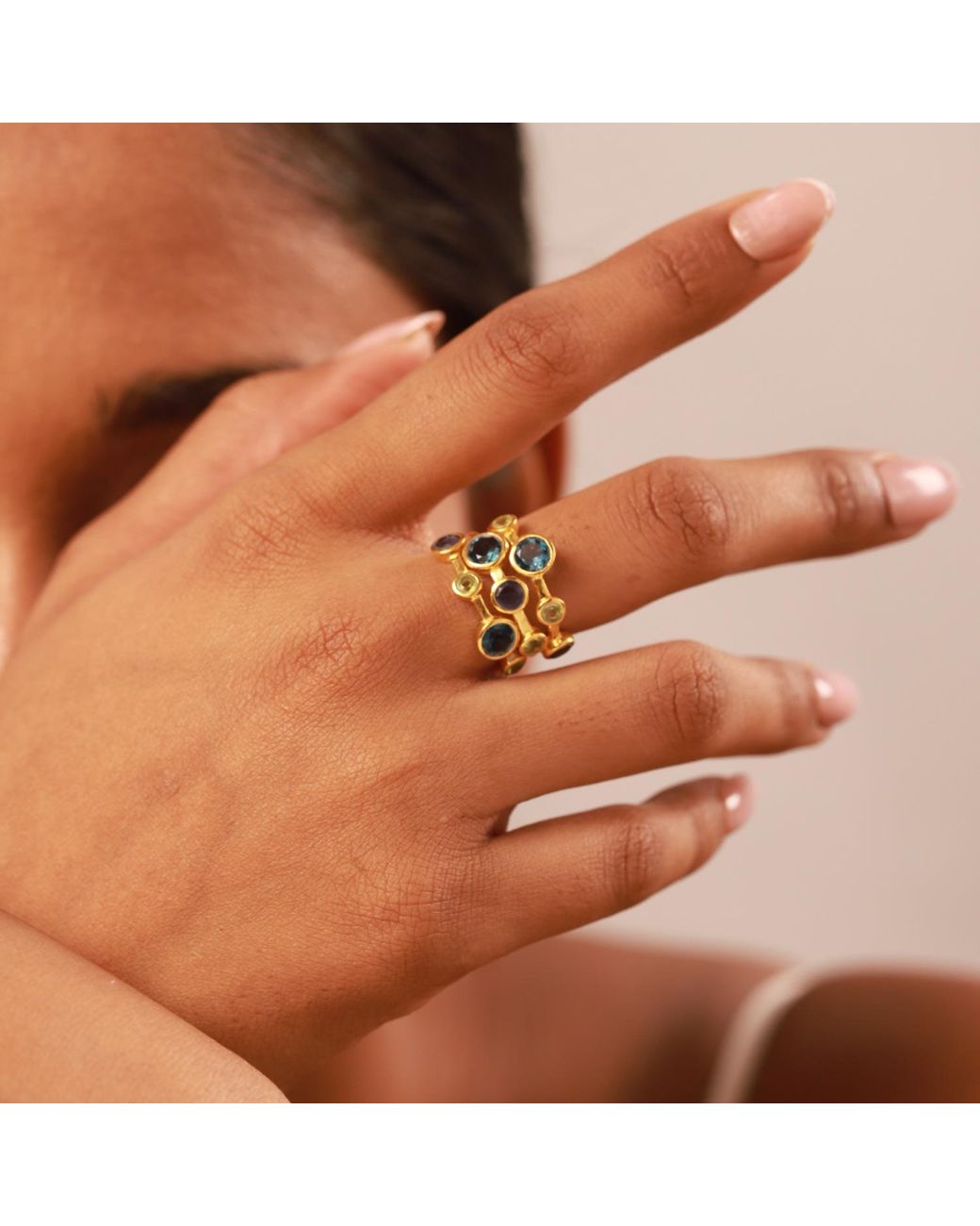 GEM BAZAAR Metallic The Juliet Ring