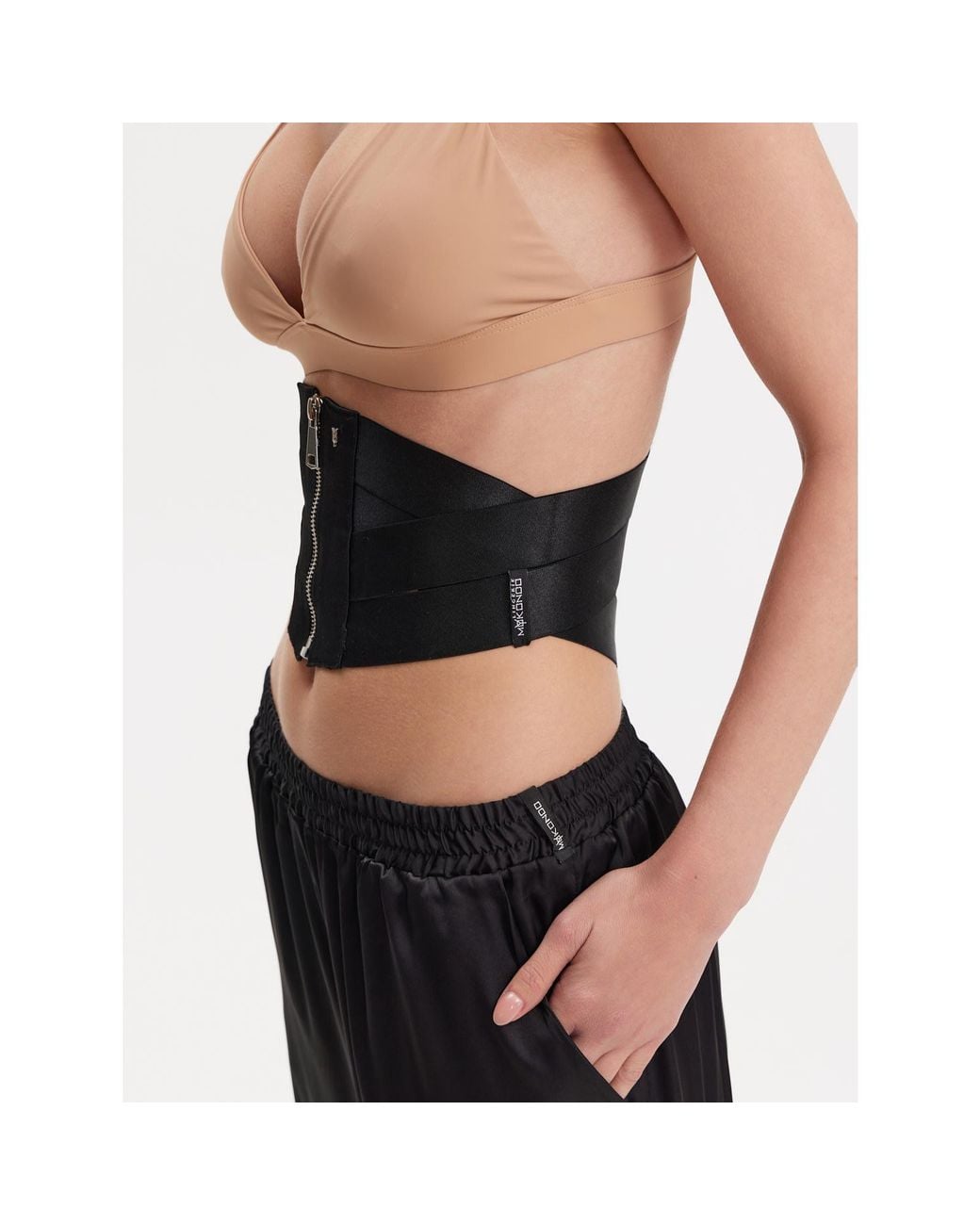 Mymokondo Black Rati Wide Corset Belt